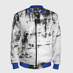 Бомбер мужской Color black and white, цвет: 3D-синий