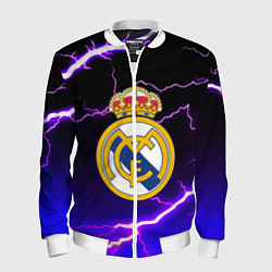 Бомбер мужской Real Madrid storm, цвет: 3D-белый