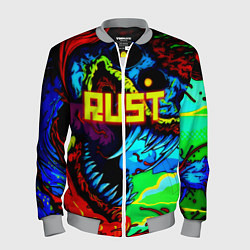 Бомбер мужской Rust hyperbeast, цвет: 3D-меланж