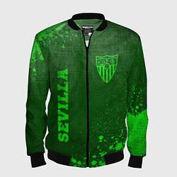Мужской бомбер Sevilla - green gradient вертикально