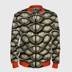 Мужской бомбер Объемный египетский паттерн