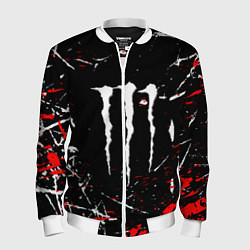 Мужской бомбер Monster energy штрихи