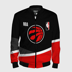 Бомбер мужской Toronto Raptors - basketball, цвет: 3D-черный