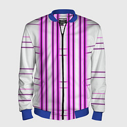 Бомбер мужской Neon pink, цвет: 3D-синий