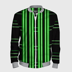 Бомбер мужской Neon green, цвет: 3D-меланж