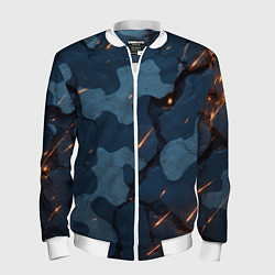 Мужской бомбер Камуфляжные плиты текстура