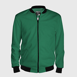 Мужской бомбер Изумруд однотонный