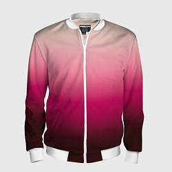 Мужской бомбер Градиент transcendent pink омбре