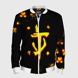 Мужской бомбер Doom x minecraft