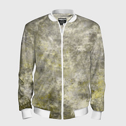 Мужской бомбер Абстракция - yellow acidic liquid