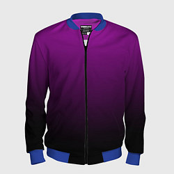 Мужской бомбер Purple gradient