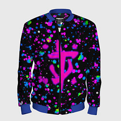 Мужской бомбер Doom цветные краски