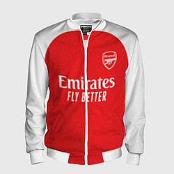 Бомбер мужской Арсенал Лондон домашняя форма 2025 2026, цвет: 3D-белый