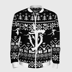 Мужской бомбер Doom x elders scrolls pattern