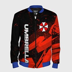 Мужской бомбер Umbrella corp - красный