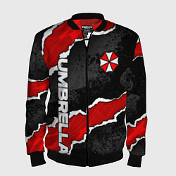 Мужской бомбер Umbrella corp - разрывы