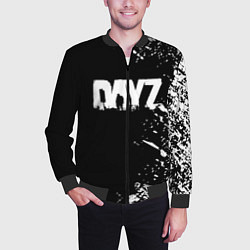 Бомбер мужской Dayz брызги красок, цвет: 3D-черный — фото 2