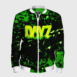 Бомбер мужской Dayz кислотные краски лого, цвет: 3D-белый