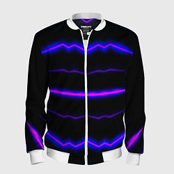 Мужской бомбер Color multicoloured neon stripes