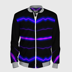 Мужской бомбер Color multicoloured neon stripes
