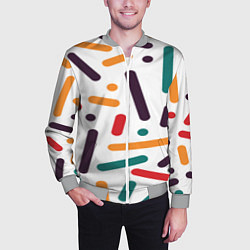 Бомбер мужской Oval oil, цвет: 3D-меланж — фото 2