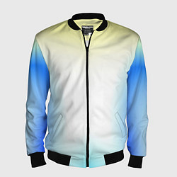 Мужской бомбер Color yellow blue white