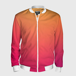 Мужской бомбер Color orange pink