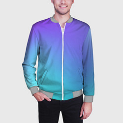 Бомбер мужской Color multi-colored gradient, цвет: 3D-меланж — фото 2