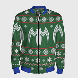Мужской бомбер Рождественский свитер Венома