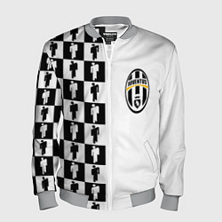 Мужской бомбер Ювентус паттерн люди