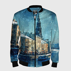 Мужской бомбер Снегопад в Санкт-Петербурге