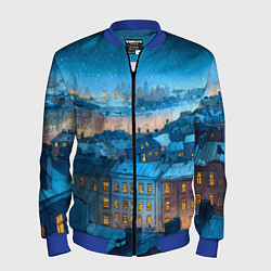 Мужской бомбер Крыши зимнего Питера