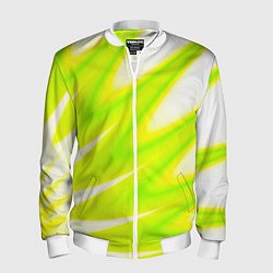 Бомбер мужской Neon is multicolored, цвет: 3D-белый