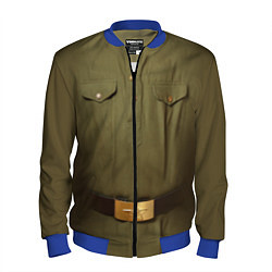 Бомбер мужской Униформа солдата, цвет: 3D-синий