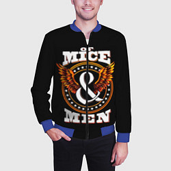 Бомбер мужской Of Mice & Men, цвет: 3D-синий — фото 2