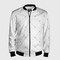 Бомбер мужской Точечный узор!, цвет: 3D-черный