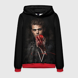 Толстовка-худи мужская Stefan Salvatore V3, цвет: 3D-красный