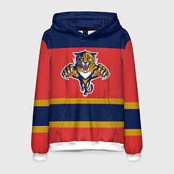 Толстовка-худи мужская Florida Panthers, цвет: 3D-белый