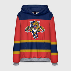 Толстовка-худи мужская Florida Panthers, цвет: 3D-меланж