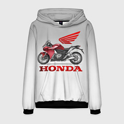 Толстовка-худи мужская Honda 2, цвет: 3D-черный