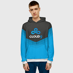Толстовка-худи мужская Cloud 9 Uniform, цвет: 3D-белый — фото 2