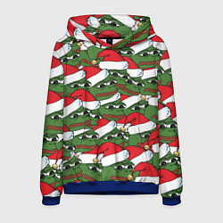 Мужская толстовка Sad frog new year