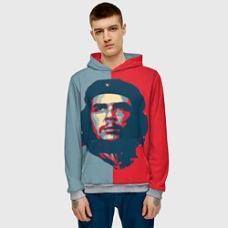 Толстовка-худи мужская Che Guevara, цвет: 3D-меланж — фото 2