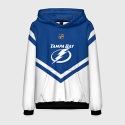 Толстовка-худи мужская NHL: Tampa Bay Lightning, цвет: 3D-черный