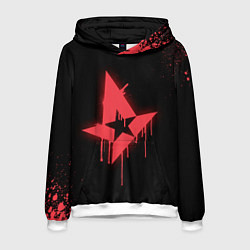 Толстовка-худи мужская Astralis: Black collection, цвет: 3D-белый