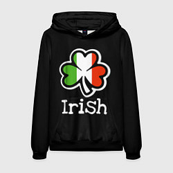 Мужская толстовка Irish - tricolor clover