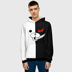 Толстовка-худи мужская Monokuma, цвет: 3D-черный — фото 2