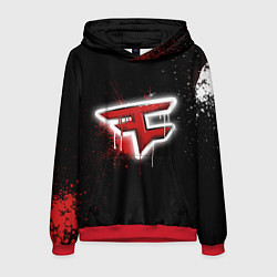 Толстовка-худи мужская FaZe Clan: Black collection, цвет: 3D-красный