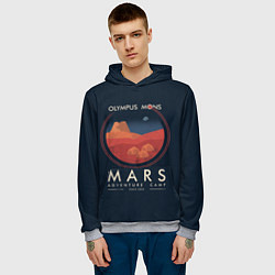 Толстовка-худи мужская Mars Adventure Camp, цвет: 3D-меланж — фото 2