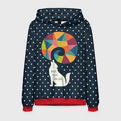 Толстовка-худи мужская Woo Your Dream, цвет: 3D-красный